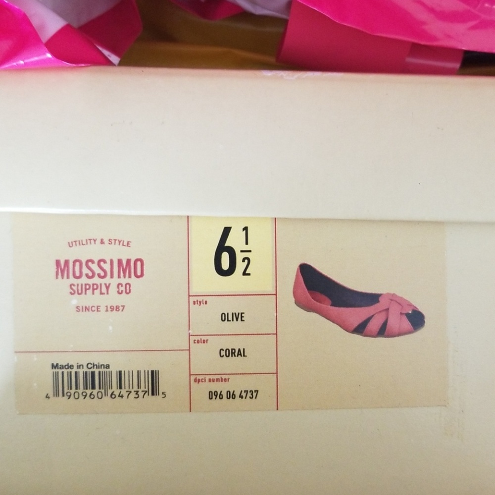 Mossimo Coral sandal flats